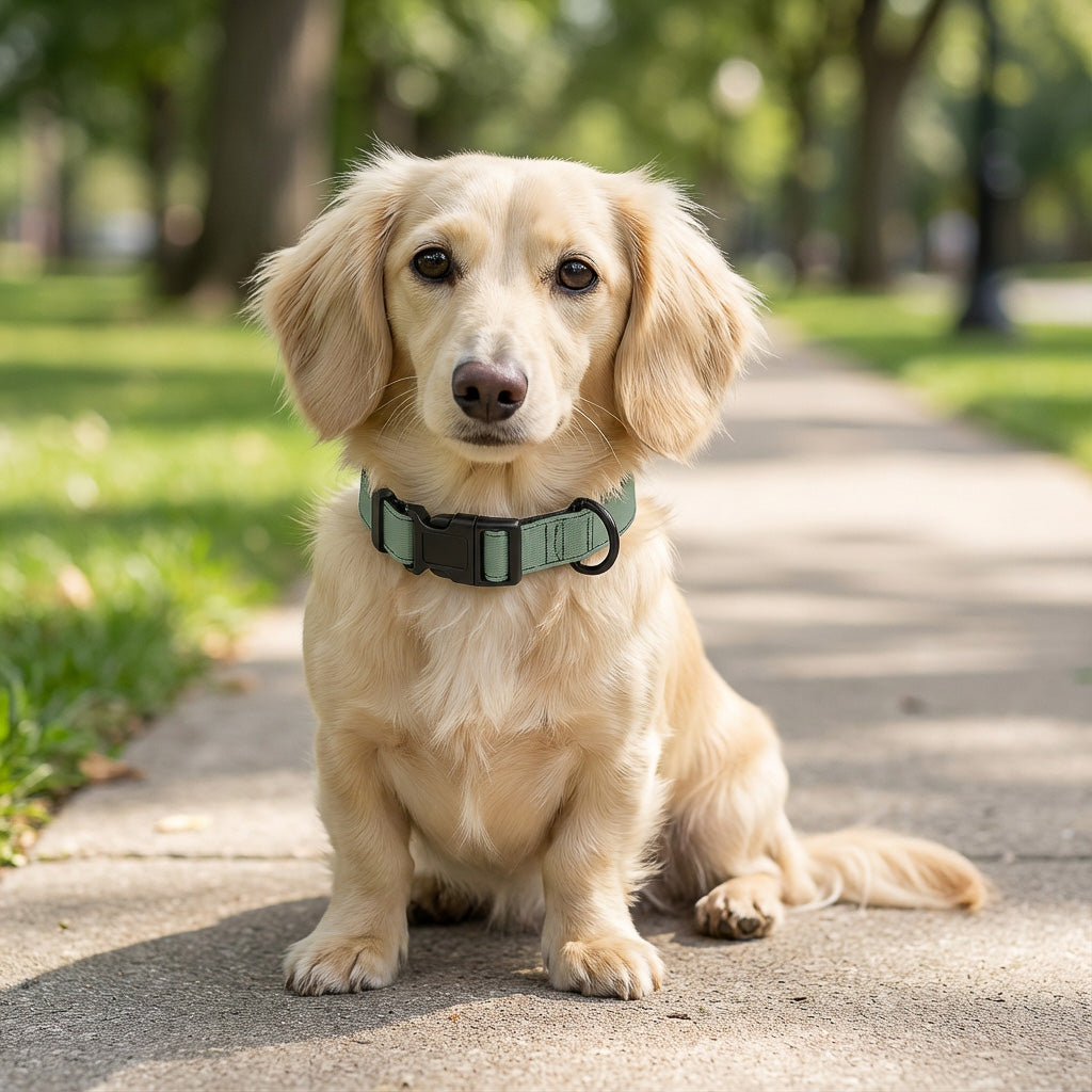 Hundehalsband – Edition 2025 Sage – verstellbar